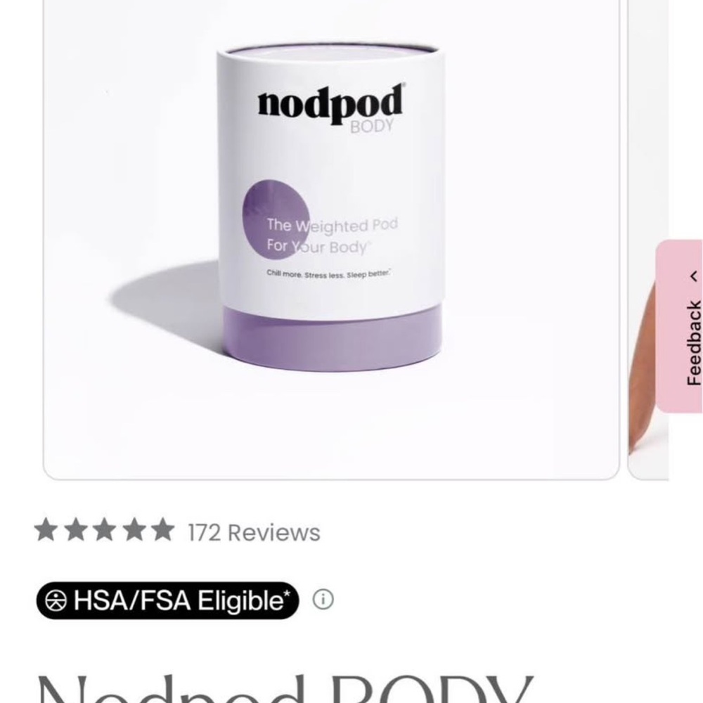 Nodpod BODY Weighted Pod - Lavender